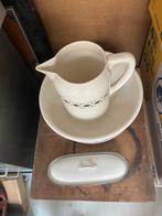 Antiek Lampetkan met Groene Details, Ophalen