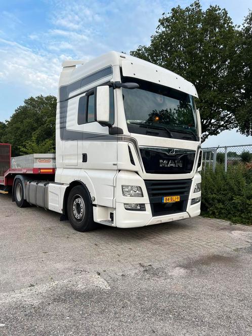 MAN TGX 2018 Euro 6 Nooteboom semi dieplader gesloten klep, Auto's, Vrachtwagens, Particulier, ABS, Adaptive Cruise Control, Airbags
