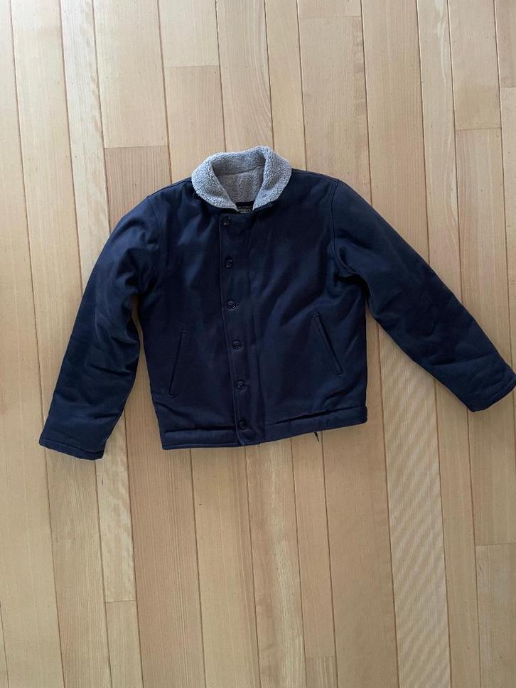 Pike Brothers - N-1 deck jacket (size M), Kleding | Heren, Spijkerbroeken en Jeans, Zo goed als nieuw, Overige jeansmaten, Blauw