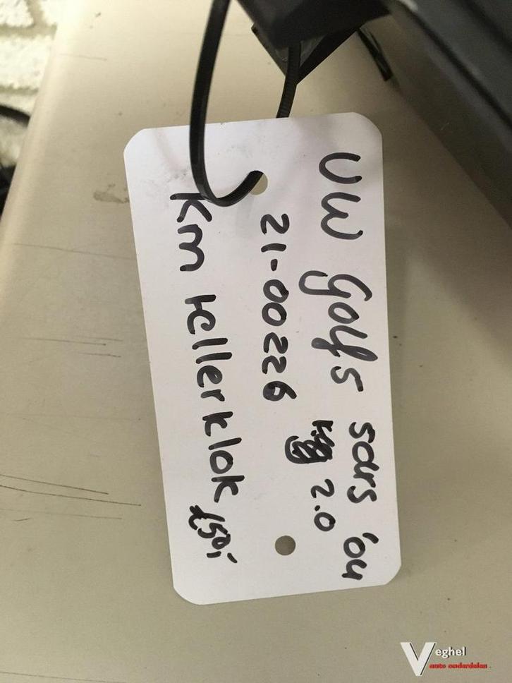 Vw Golf % 2.0 bwjr'04 Tellerklok /tellerunit, Auto-onderdelen, Dashboard en Schakelaars, Gebruikt, Ophalen of Verzenden