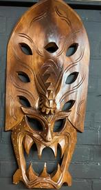 Tiki masker 3, Antiek en Kunst, Kunst | Beelden en Houtsnijwerken, Ophalen of Verzenden