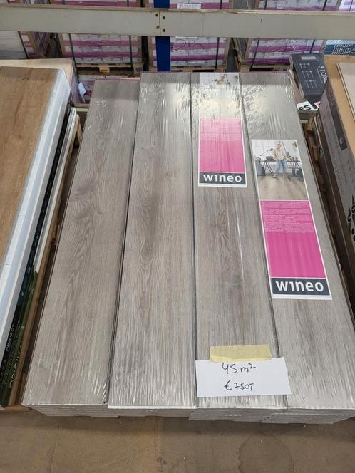 Restpartij pvc click 45 m2 (klik pvc), Huis en Inrichting, Stoffering | Vloerbedekking, Nieuw, Laminaat, 75 m² of meer, Ophalen of Verzenden