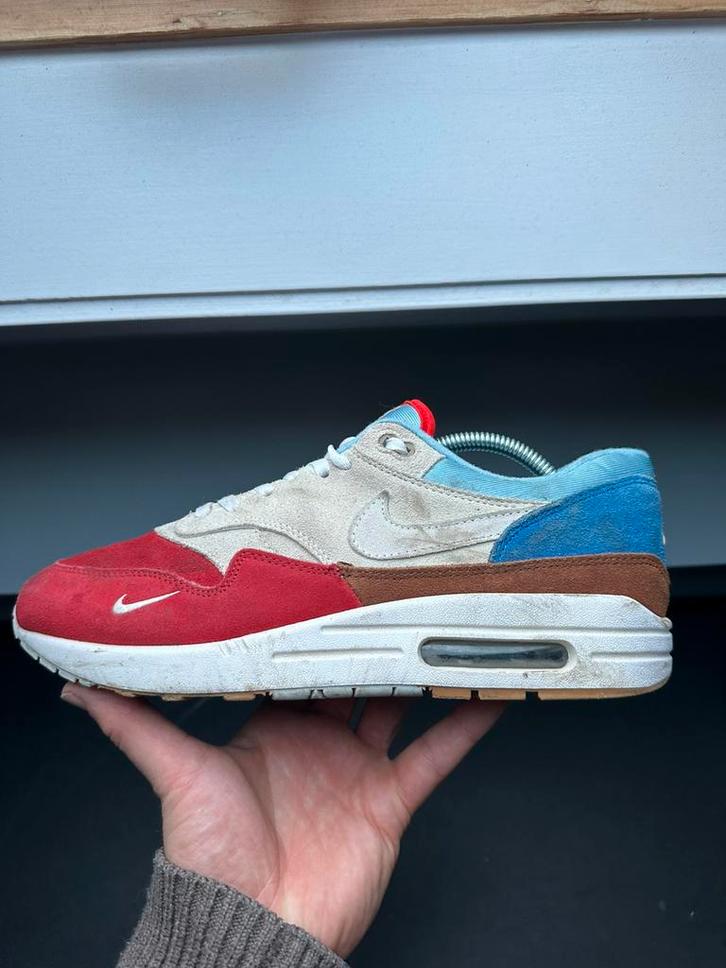 Nike Air Max 1 ID Rare / 45, Kleding | Heren, Schoenen, Gedragen, Sneakers of Gympen, Overige kleuren, Ophalen of Verzenden