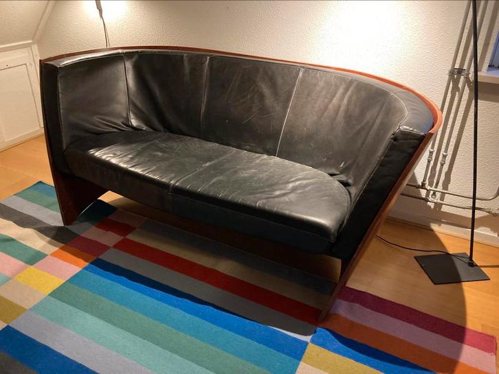 Design bank Harvink model Opera, Huis en Inrichting, Banken | Bankstellen, Gebruikt, Rechte bank, Tweepersoons, 75 tot 100 cm