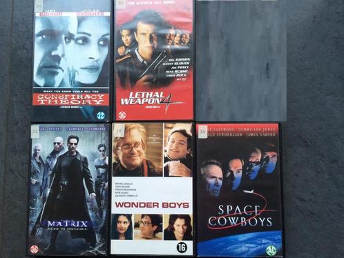 Diverse VHS Video's zie lijst € 2,50 p. st., Cd's en Dvd's, VHS | Film, Gebruikt, Actie en Avontuur, Vanaf 12 jaar, Ophalen of Verzenden