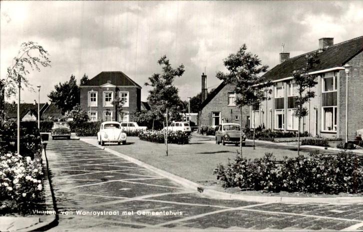 Vleuten - van Wanroystraat - Gemeentehuis, Verzamelen, Ansichtkaarten | Nederland, Gelopen, Utrecht, Voor 1920, Ophalen of Verzenden