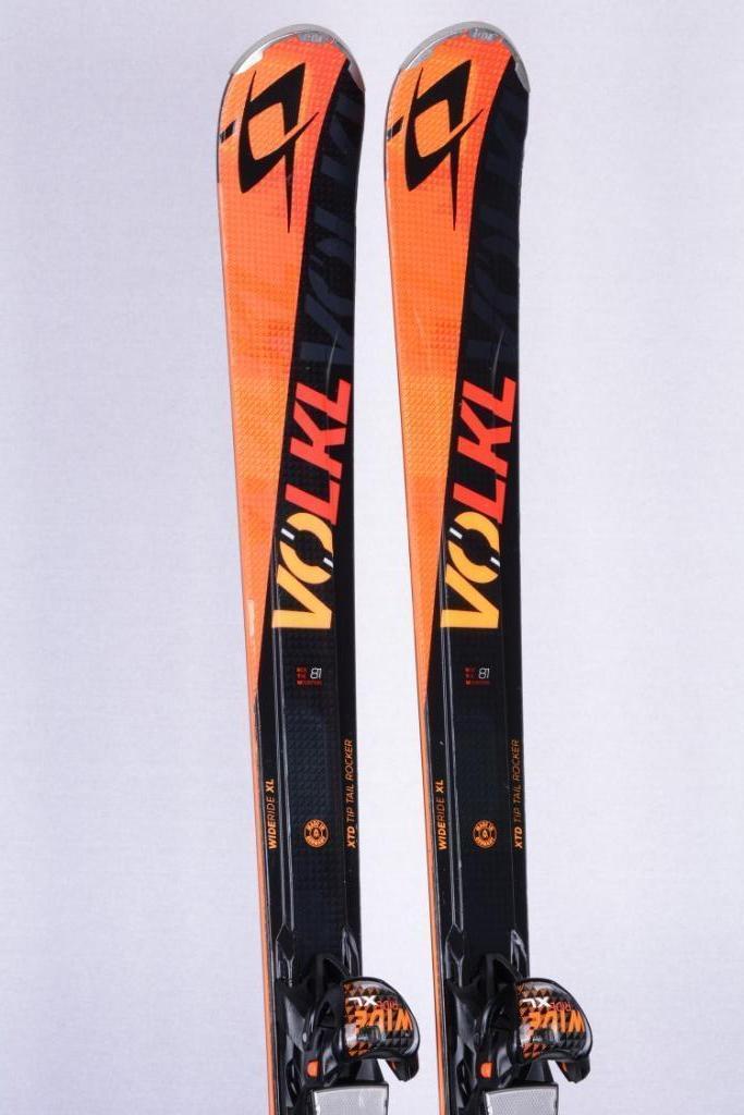177 182 ski's VOLKL RTM 81 black/orange, xtd tip tail rocker, Sport en Fitness, Skiën en Langlaufen, Gebruikt, Ski's, Skiën, Overige merken