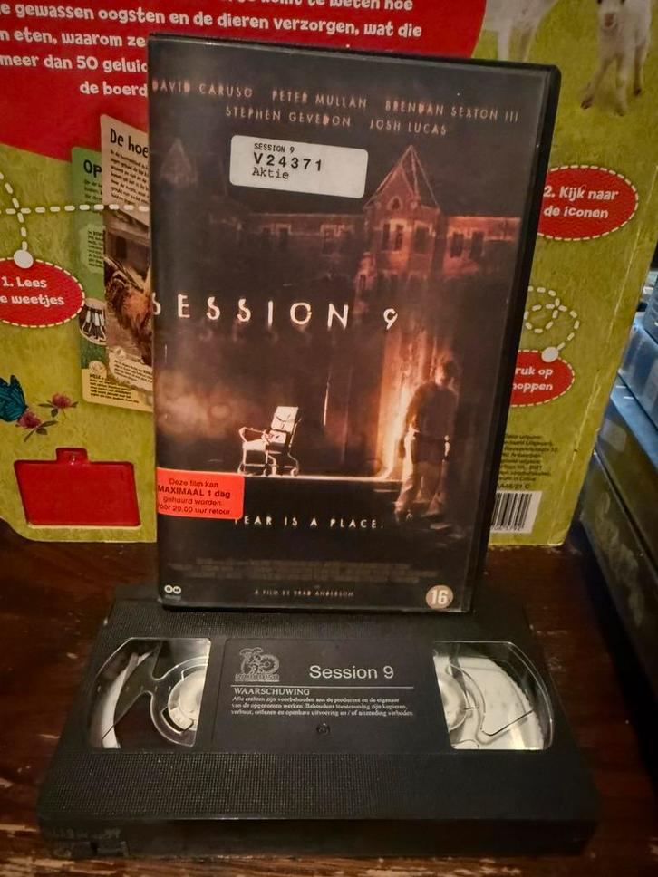 Session 9 - ex rental VHS, Cd's en Dvd's, VHS | Film, Gebruikt, Horror, Vanaf 16 jaar, Verzenden