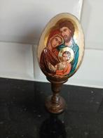 Russian Egg Holy family decoupage, Antiek en Kunst, Ophalen of Verzenden