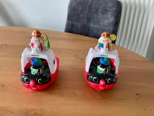 Little People : Sinterklaas met Stoomboot ( 2x ) met geluid, Kinderen en Baby's, Speelgoed | Fisher-Price, Gebruikt, Speelset