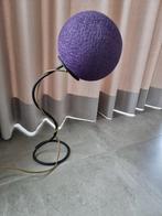 Schemerlamp met paarse bol, Ophalen