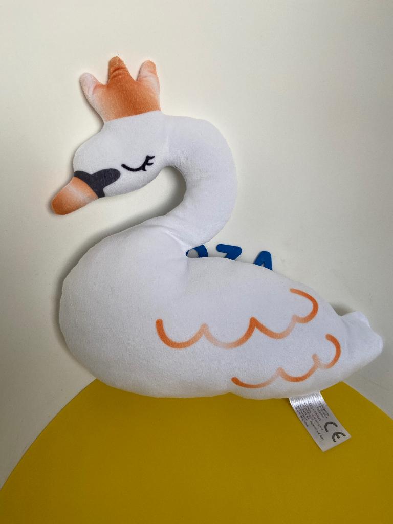 4623 zeeman zwaan 2x, Kinderen en Baby's, Speelgoed | Knuffels en Pluche, Ophalen of Verzenden, Zo goed als nieuw, Overige typen