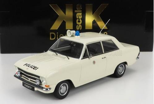 1:18 Opel Kadett B Polizei uit 1972 Crème/ Wit KK Scale, Hobby en Vrije tijd, Modelauto's | 1:18, Nieuw, Auto, Overige merken