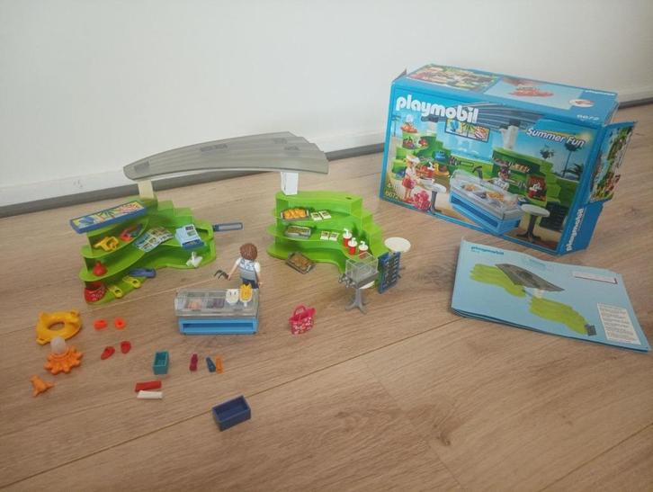 playmobil snackbar Summer Fun 6672, Kinderen en Baby's, Speelgoed | Playmobil, Zo goed als nieuw, Complete set, Ophalen of Verzenden