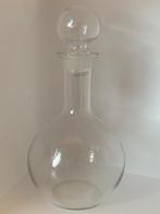 Vintage glazen karaf met stolp, Glas of Glazen, Ophalen of Verzenden, Overige stijlen, Glas