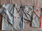 4 Badcapes, 1 effen en 3 met motief, Kinderen en Baby's, Ophalen of Verzenden, Zo goed als nieuw, 100 cm of meer, Overige typen