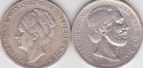 WILLEM III 1871 - WILHELMINA 1933, Postzegels en Munten, Munten | Nederland, 2½ gulden, Koningin Wilhelmina, Verzenden