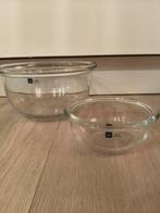 2 kommen van Arabia Finland, kristal, Huis en Inrichting, Keuken | Servies, Ophalen of Verzenden, Kom(men), Overige stijlen, Glas