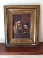 Schilderij Rabbijn met leerling, Ernst Seidl, Antiek en Kunst, Kunst | Schilderijen | Klassiek, Ophalen of Verzenden