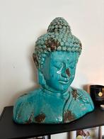 Turquoise Boeddha Beeld, Ophalen of Verzenden, Gebruikt