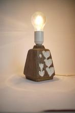 EGO Stengods Fisher Zweden Lamp basis Vintage Lamp vogel, Vintage, Ophalen of Verzenden, Minder dan 50 cm, Metaal