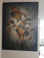 Prachtig schilderij VLINDERS, Antiek en Kunst, Kunst | Schilderijen | Abstract, Ophalen of Verzenden