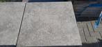 Keramiek 60x60x4 grijs gemêleerd, Tuin en Terras, Tegels en Klinkers, Ophalen, Zo goed als nieuw, Keramiek, Terrastegels
