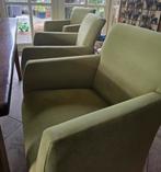 6 Eetkamer stoelen fauteuils, Huis en Inrichting, Fauteuils, Ophalen, Gebruikt, Minder dan 75 cm, Stof