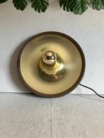 Vintage space age disc schotel wandlamp jaren 60, Ophalen of Verzenden, Gebruikt, Metaal