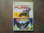 Pure & The Lego Movie Videogame voor XBOX 360 (zie foto's), Spelcomputers en Games, Ophalen of Verzenden, Gebruikt