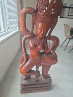 Houten Apsara Beeld, Ophalen of Verzenden