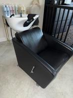 Wasunit kapsalon, Ophalen