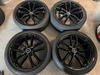 21 inch 5x112 Audi A5 A6 A7 A8 Q5 Q7 velgen met banden, Gebruikt, 255 mm, Banden en Velgen, Personenwagen