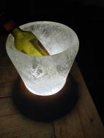 Grote wijnkoeler champagnekoeler uit 1 stuk bergkristal gema, Antiek en Kunst, Ophalen of Verzenden