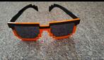 Loot crate pixel zonnebril oranje unisex, Overige merken, Zonnebril, Nieuw, Oranje