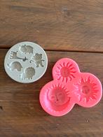 Siliconen mallen zonnetjes en diertjes, Ophalen of Verzenden, Zo goed als nieuw, Taarten of Cupcakes, Bakvorm