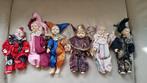 6 clowntjes van porcelein Afmeting 23cm h, 9cm b, Kinderen en Baby's, Speelgoed | Poppen, Ophalen, Barbie