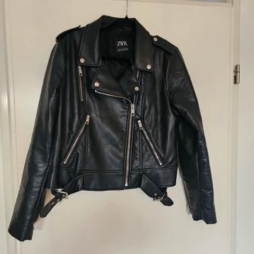 Zwarte Zara Bikerjack Dames - Maat XL beschikbaar voor biedingen