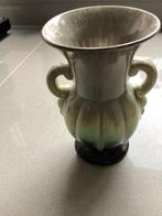 Vintage vaas overlopende kleuren zwart,groen,lichtgeel,licht, Antiek en Kunst, Antiek | Vazen, Ophalen of Verzenden