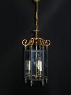 Oude sierlijke lantaarn met 3 lichtpunten. Hoogte 86 cm zond, Ophalen, Gebruikt