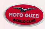 Moto Guzzi fabriekswereldclubsticker, NIEUW, EXCLUSIEF, Verzenden, Nieuw, Motoren