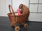 Rieten Poppewagen peuter/kleuter, Kinderen en Baby's, Speelgoed | Poppen, Ophalen, Gebruikt, Overige typen