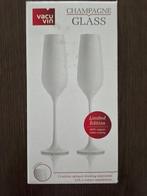 2 champagneglazen Vacu Vin, Ophalen of Verzenden, Zo goed als nieuw, Overige typen
