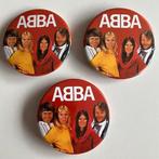 Vintage ABBA buttons / speldjes groot formaat 1970-1980, Verzenden, Zo goed als nieuw, Overige onderwerpen