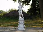 Beeld David op Sokkel - 88 cm - Steen, Ophalen of Verzenden, Steen