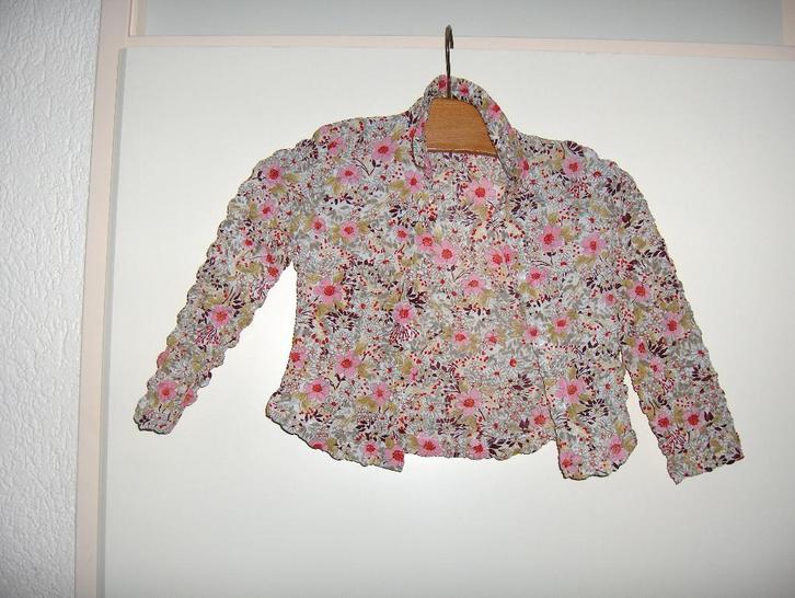 Vrolijke gebloemde stretch blouse ARTONI VILLA HAPP 110 zgan, Kinderen en Baby's, Kinderkleding | Maat 110, Zo goed als nieuw