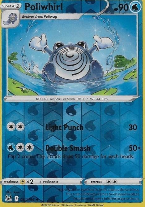 Lost Origin,  Poliwhirl [reverse] 31/196, Verzenden, Nieuw, Losse kaart