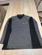 Vintage Gianni Versace Longsleeve Shirt, Ophalen of Verzenden, Gedragen, Overige maten, Zwart