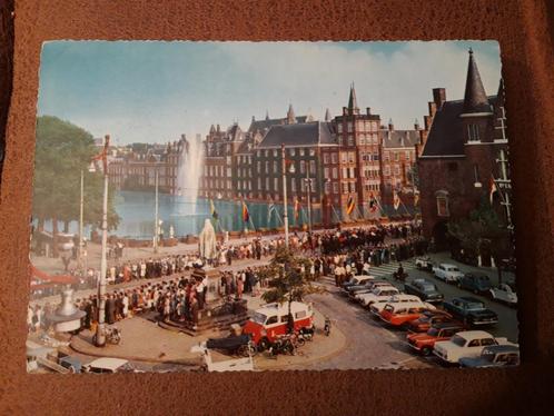 Den Haag,  Buitenhof en veel auto's, Verzamelen, Ansichtkaarten | Nederland, Gelopen, Zuid-Holland, 1960 tot 1980, Ophalen of Verzenden