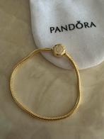 Armband Pandora goud, Verzenden, Zo goed als nieuw, Goud, Met strass